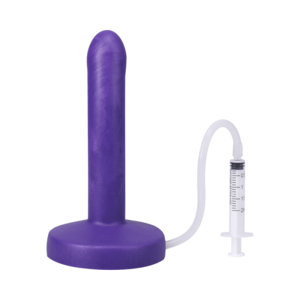 Tantus POP Slim Squirting Dildo Indiglow (Bag) - Image 4