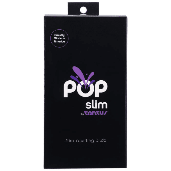 Tantus POP Slim Squrting Dildo Indiglow - Image 4