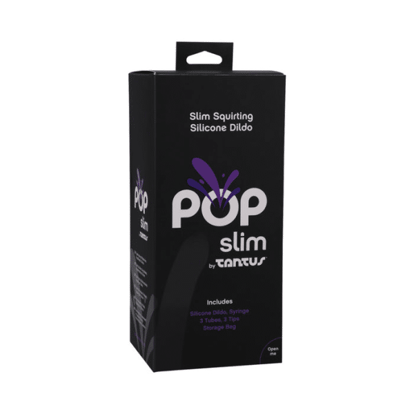 Tantus POP Slim Squrting Dildo Indiglow - Image 7