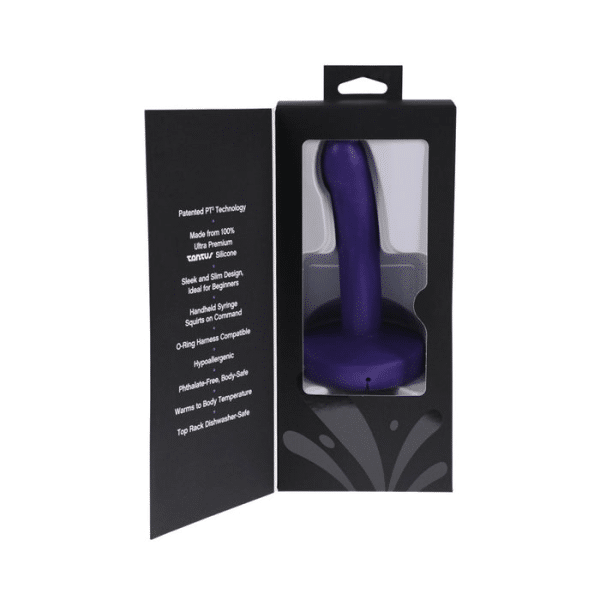 Tantus POP Slim Squrting Dildo Indiglow - Image 8