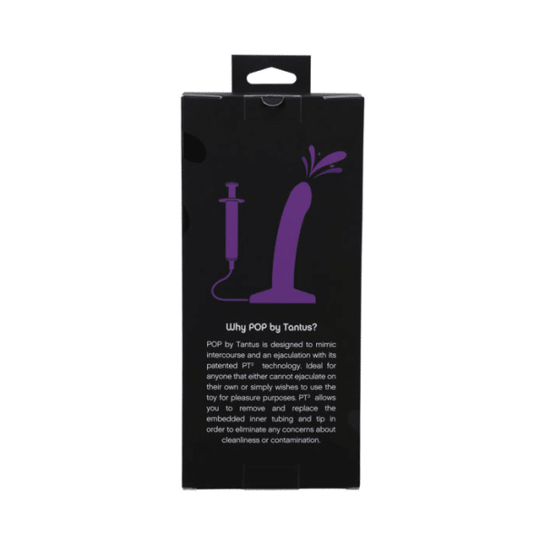 Tantus POP Slim Squirting Dildo Midnight - Image 9