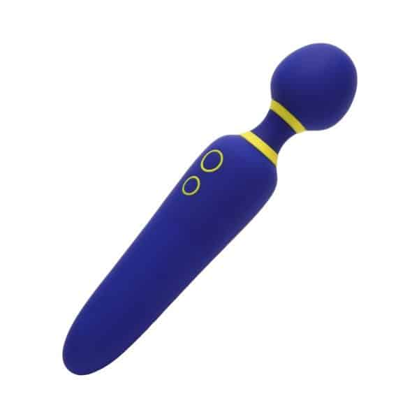 ROMP Flip Rechargeable Silicone Wand Massager Blue - Image 6