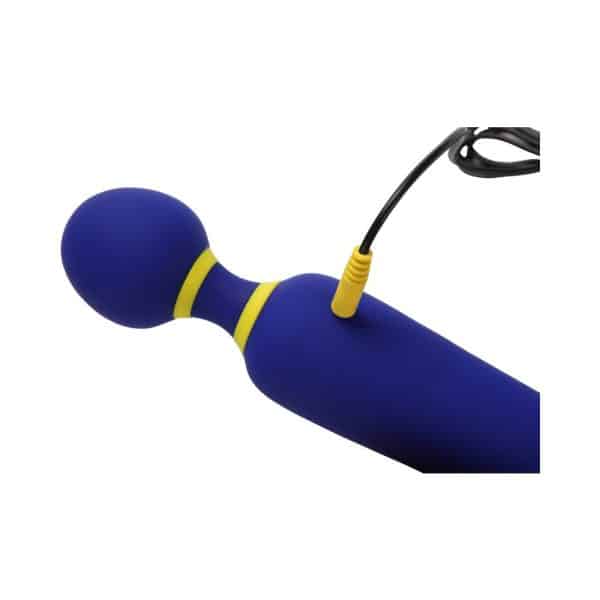 ROMP Flip Rechargeable Silicone Wand Massager Blue - Image 8